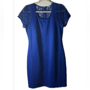 charlotte russe blue lace dress Charlotte Russe Blue Lacy Dress Size Small
